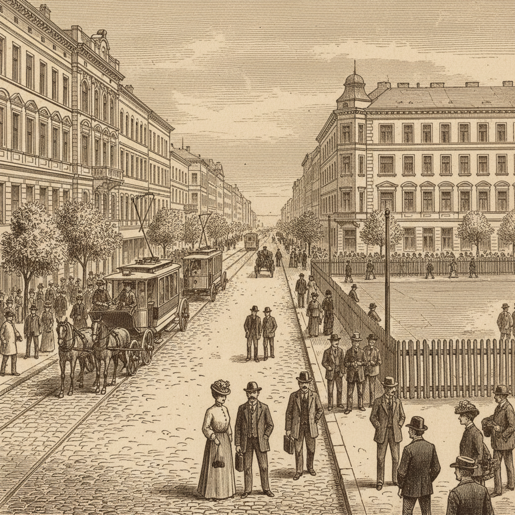 Budapest IX. kerület, Üllői út 1911 körül — illusztráció